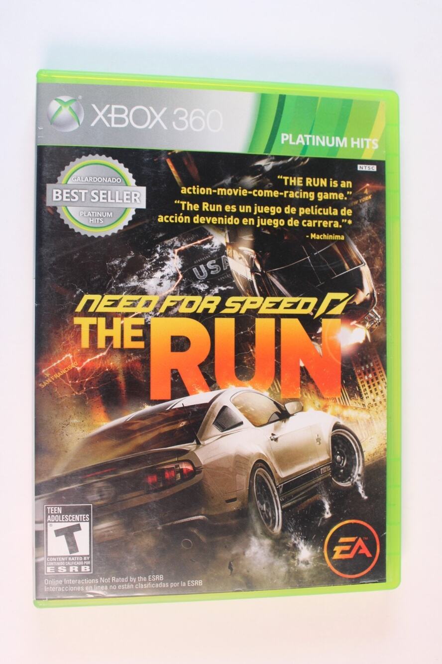 Need for Speed: The Run (Microsoft Xbox 360, 2011) Authentic, Tested/works